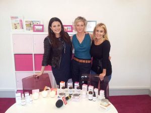Holos Niamh with Marissa Carter of Cocoa Brown and Lisa Cannon of Xpose
