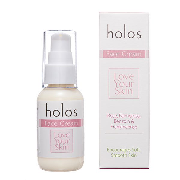 Holos Love Your Skin Face Cream 50ml with Frankicense & Rose_outer box