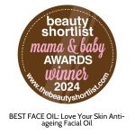 Holos Facial Oil winner 2024 mama & baby