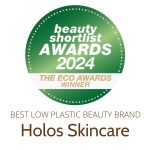 winner Holos Skincare Best Low Plastic Beauty Brand 2024 Beauty Shortlist